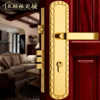 Pure copper door lock European split full copper door lock villa interior door lock full copper door lock European simple
Pure copper door lock European split full copper door lock villa interior door lock full copper door lock European simple