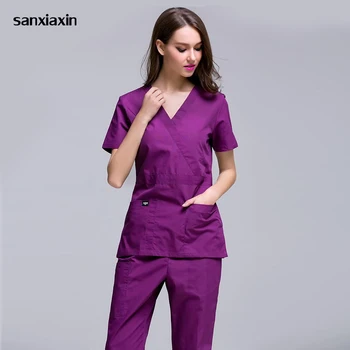 sanxiaxin summer short-sleeved surgical clothing oral beauty oral pet doctor uniforms blue suit lab coat pharmacy nurse uniform
sanxiaxin summer short-sleeved surgical clothing oral beauty oral pet doctor uniforms blue suit lab coat pharmacy nurse uniform
