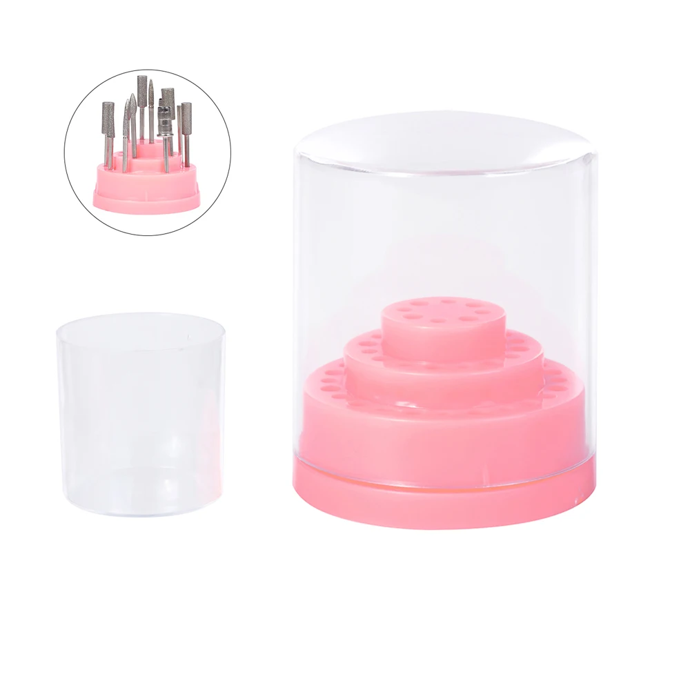 48 Holes Nail Drill Bit Holder Stand Displayer with Acrylic Cover Nail Drill Bit Container Storage Box Manicure Nail Art Tool
48 Holes Nail Drill Bit Holder Stand Displayer with Acrylic Cover Nail Drill Bit Container Storage Box Manicure Nail Art Tool