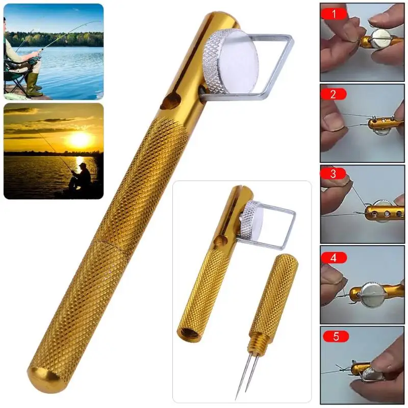 1pc Fishing Hook Tier Double-Headed Needle Knots Tie Loop Tyer Tools Kit Fishing Line Knotter Tying Fishhook Needle Fishing Tool
1pc Fishing Hook Tier Double-Headed Needle Knots Tie Loop Tyer Tools Kit Fishing Line Knotter Tying Fishhook Needle Fishing Tool