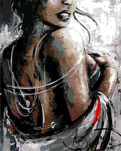 Frameless Diy Gambar Minyak Lukisan dengan Angka Dekorasi Dinding Lukisan Pada Kanvas untuk Dekorasi Rumah 4050 Putar Kepala(China)