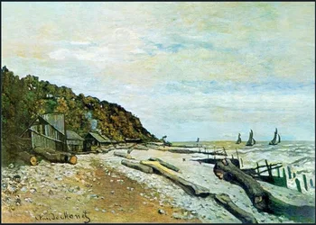 High quality Oil painting Canvas Reproductions Boatyard near Honfleur (1864) By Claude Monet hand painted
High quality Oil painting Canvas Reproductions Boatyard near Honfleur (1864) By Claude Monet hand painted