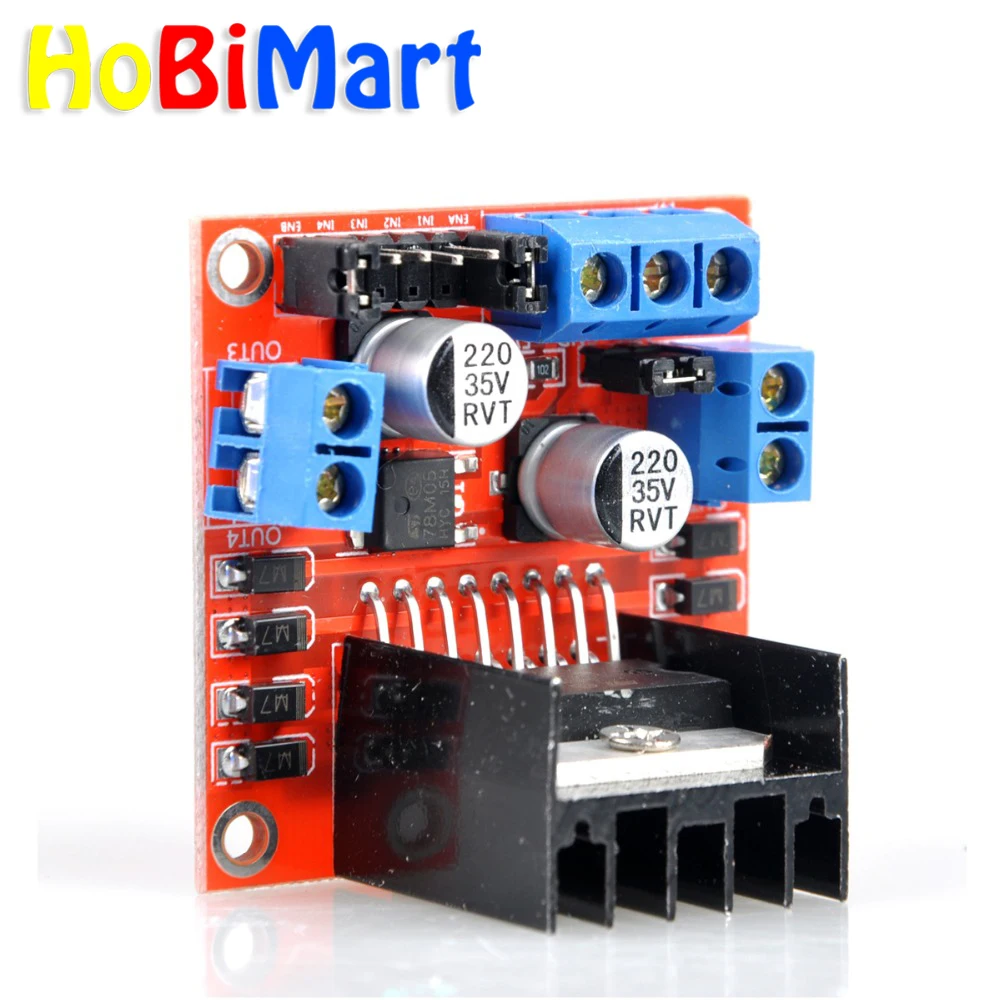 L298N Module Dual H Bridge DC Stepper Motor Drive plate Controller Board Module for Arduino smart car robot #D014-a
L298N Module Dual H Bridge DC Stepper Motor Drive plate Controller Board Module for Arduino smart car robot #D014-a