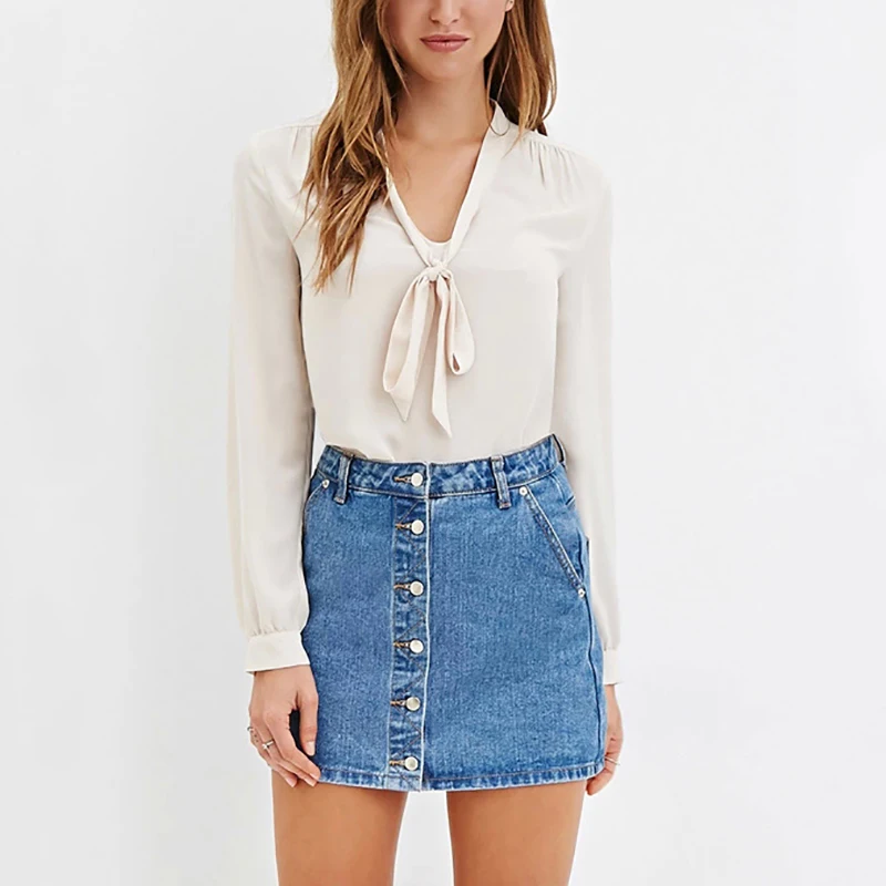 Fashion Women Spring Autumn Bowknot Chiffon Blouse V-Neck Long Sleeve Tops Ladies Casual Solid Shirts Plus Size S-6XL
Fashion Women Spring Autumn Bowknot Chiffon Blouse V-Neck Long Sleeve Tops Ladies Casual Solid Shirts Plus Size S-6XL