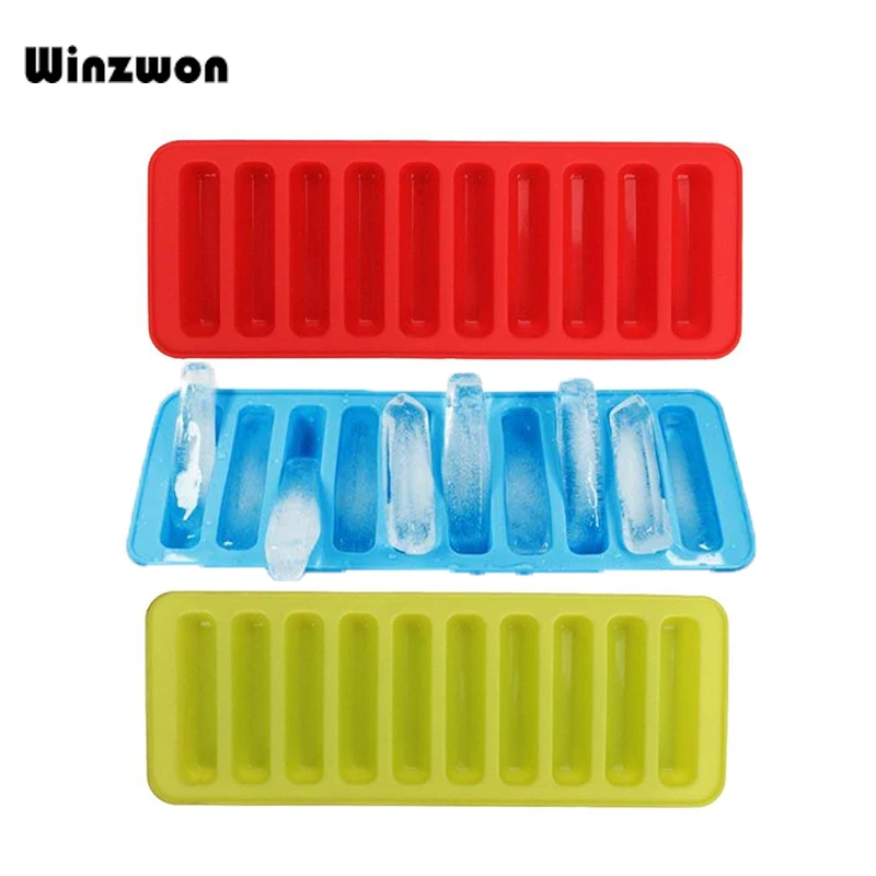 10 Grids Reusable Cylinder Shape Ice Cube Tray Freeze Ice Cube Maker Popsicle Molds Household Ice Cream Tools
10 Grids Reusable Cylinder Shape Ice Cube Tray Freeze Ice Cube Maker Popsicle Molds Household Ice Cream Tools