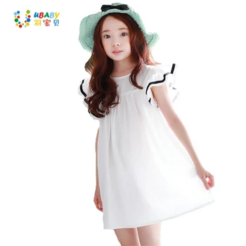 Korean Summer Children's Dress 2017 Summer New Teenager Girl's Fly Sleeve White Beach Children's Kids Dress
Korean Summer Children's Dress 2017 Summer New Teenager Girl's Fly Sleeve White Beach Children's Kids Dress