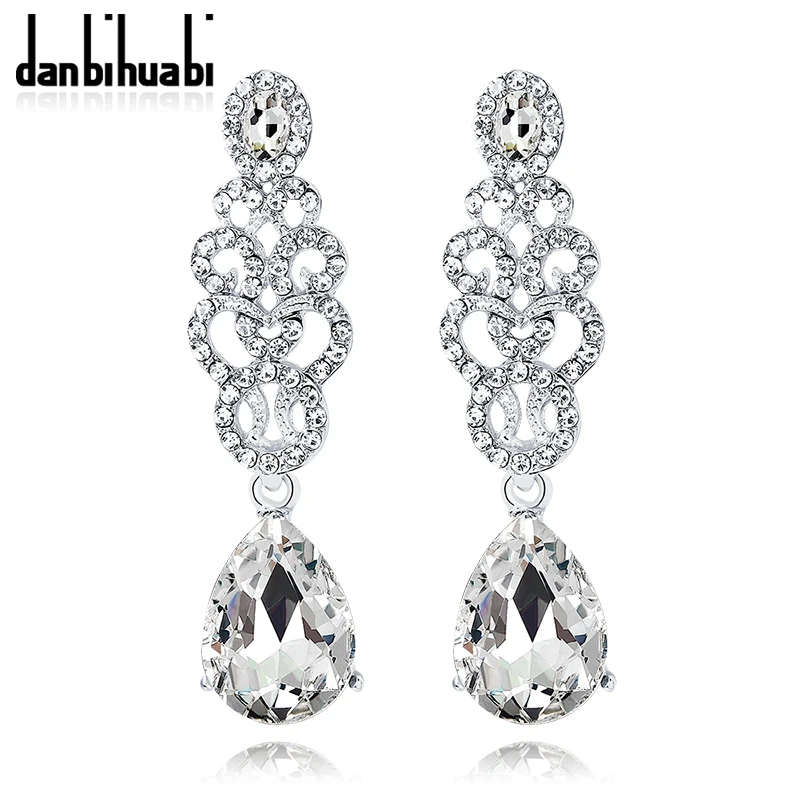 2018 New Arrival Romantic Rhinestone Flowers Earrings For Women Simple Shiny Big Water Drop Long Earrings Costume Jewelery
2018 New Arrival Romantic Rhinestone Flowers Earrings For Women Simple Shiny Big Water Drop Long Earrings Costume Jewelery