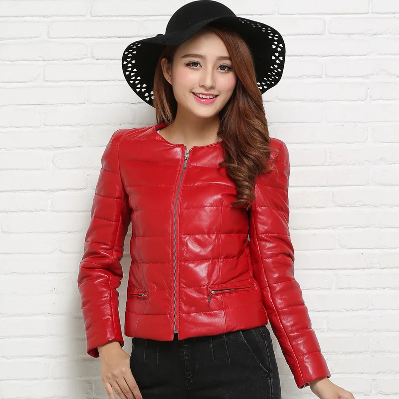 Factory 2017 Women Genuine Sheep Skin Leather Jacket Fashion Casual Slim Fit Lady Bomber Motorcycle Jackets Down Coats S-XXXL
Factory 2017 Women Genuine Sheep Skin Leather Jacket Fashion Casual Slim Fit Lady Bomber Motorcycle Jackets Down Coats S-XXXL