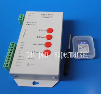 LED T1000S 128 SD Card Pixels Controller,DC5~24V,for WS2801 WS2811 WS2812B LPD6803 LED 2048 strip light lamp
LED T1000S 128 SD Card Pixels Controller,DC5~24V,for WS2801 WS2811 WS2812B LPD6803 LED 2048 strip light lamp