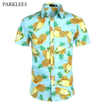 Mens Hipster Pineapple Print Shirts 2019 Brand New Short Sleeve Hawaiian Shirt Men Summer Beach Casual Shirt Male Chemise Homme
Mens Hipster Pineapple Print Shirts 2019 Brand New Short Sleeve Hawaiian Shirt Men Summer Beach Casual Shirt Male Chemise Homme