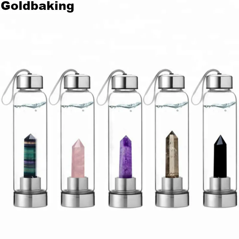 Crystal Water Bottle Crystal Elixir Bottle Natural Crystal Gem Stone Glass Bottle With Pod Healing Quartz Gemstones Pillar 600ml
Crystal Water Bottle Crystal Elixir Bottle Natural Crystal Gem Stone Glass Bottle With Pod Healing Quartz Gemstones Pillar 600ml