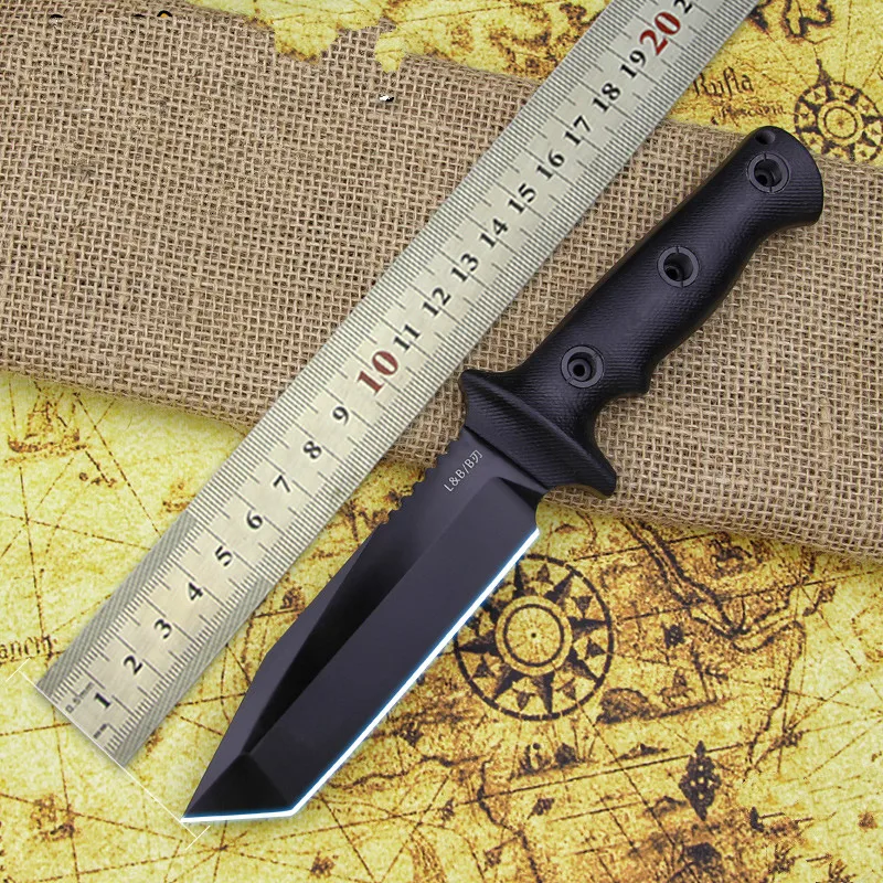 High quality DC53 steel survival knife 62.5-63hrc fixed blade removable G10 handle military tactical small straight knife
High quality DC53 steel survival knife 62.5-63hrc fixed blade removable G10 handle military tactical small straight knife