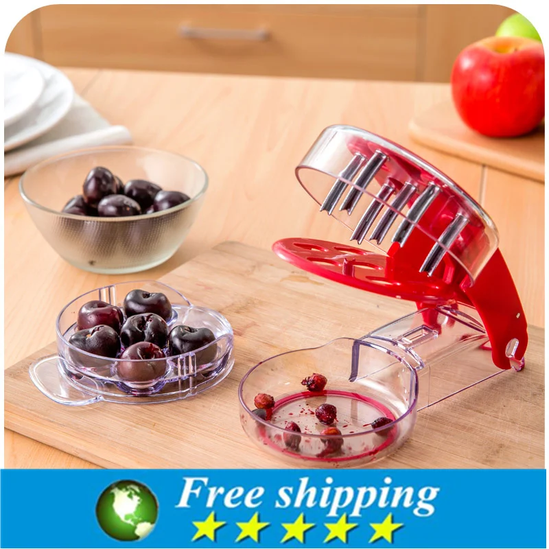Handheld Cherry Pitter Multi-particle cherry Olive Pitter Corer Pits Stoner Removal Easy Kitchen Tool,Free shipping.
Handheld Cherry Pitter Multi-particle cherry Olive Pitter Corer Pits Stoner Removal Easy Kitchen Tool,Free shipping.