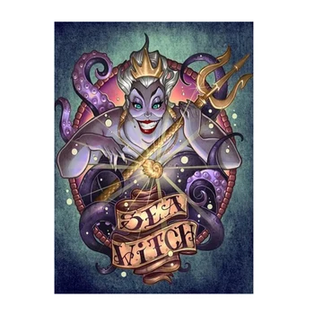 Sea Witch Diamond Mosaic Cartoon Cross Stitch Needlework 5d DIY Full Square Diamond Embroidery Resin Crystal Wall Art Painting
Sea Witch Diamond Mosaic Cartoon Cross Stitch Needlework 5d DIY Full Square Diamond Embroidery Resin Crystal Wall Art Painting