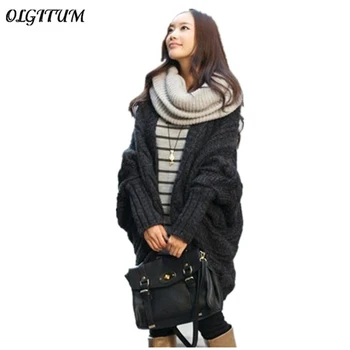 6 Colors 2019 Spring/Autumn Coarse Wool Cardigans Women Fashion Full Batwing Sleeve Sweaters Casual Women Cardigan Coat Loose
6 Colors 2019 Spring/Autumn Coarse Wool Cardigans Women Fashion Full Batwing Sleeve Sweaters Casual Women Cardigan Coat Loose