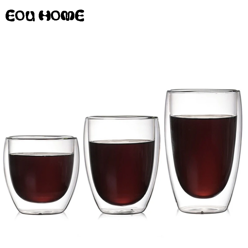 250/350/450ML Handmade Heat Resistant Double Wall Glass Tea Drink coffee milk Cup Insulated Clear Glasses Whiskey Drinkware
250/350/450ML Handmade Heat Resistant Double Wall Glass Tea Drink coffee milk Cup Insulated Clear Glasses Whiskey Drinkware