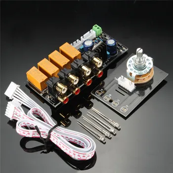 4-speed signal audio signal selection board chassis audio signal relay relay with RCA seat AMPLIFIERS
4-speed signal audio signal selection board chassis audio signal relay relay with RCA seat AMPLIFIERS