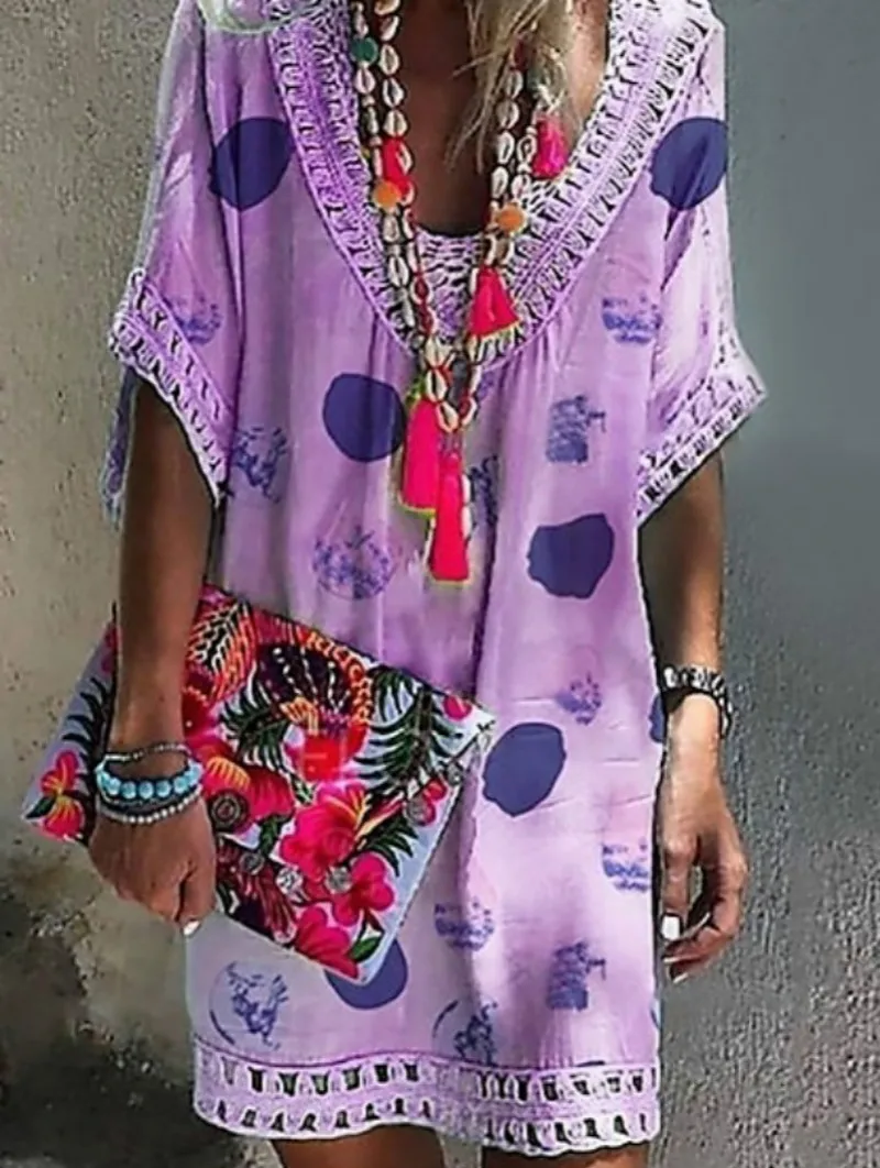 Bohemian Boho Dress Plus Size Dress Streetwear Print Vestidos Verano 2019 Mujer Half Sleeve Lace Women Clothes Xxxxl Xxxxxl Robe
Bohemian Boho Dress Plus Size Dress Streetwear Print Vestidos Verano 2019 Mujer Half Sleeve Lace Women Clothes Xxxxl Xxxxxl Robe