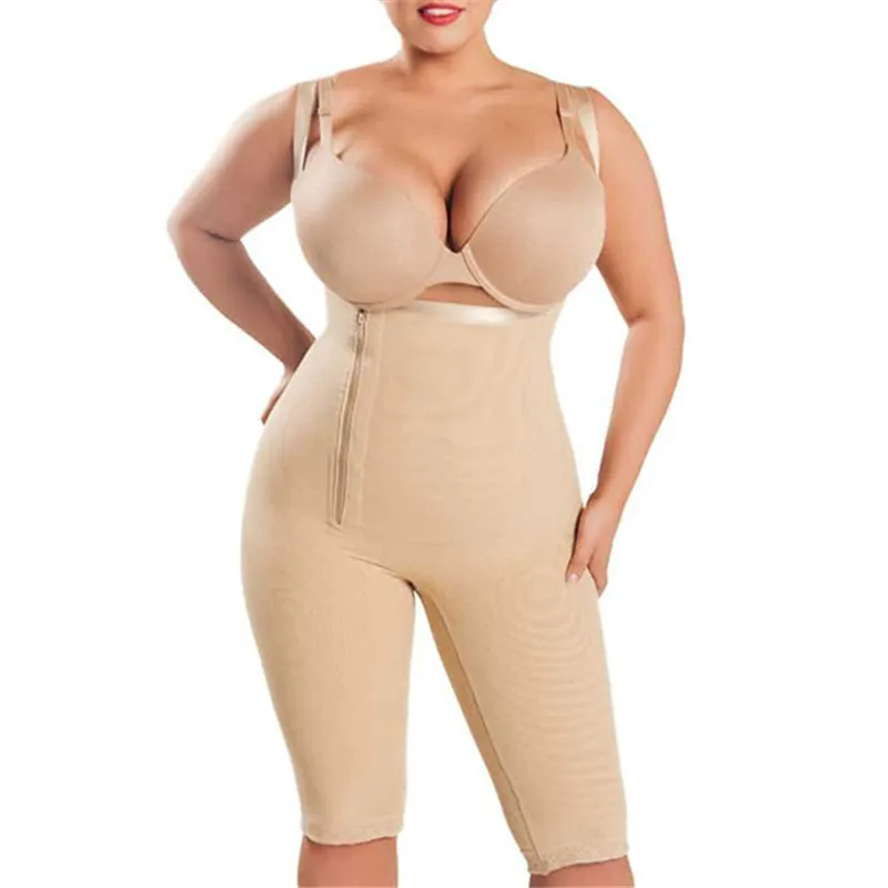 Ladies Plus Size Stomach Slimming Shapers Open Crotch Side Zipper Women Tummy Waist Control Trainer Underbust Bodysuits Lingerie
Ladies Plus Size Stomach Slimming Shapers Open Crotch Side Zipper Women Tummy Waist Control Trainer Underbust Bodysuits Lingerie