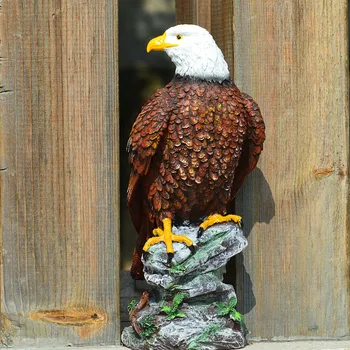 Creative Resin Eagle Statue Garden Figurine Handmade Animals Crafts Ornament Home Lawn Grass Eagle Sculpture Decoration 
Creative Resin Eagle Statue Garden Figurine Handmade Animals Crafts Ornament Home Lawn Grass Eagle Sculpture Decoration