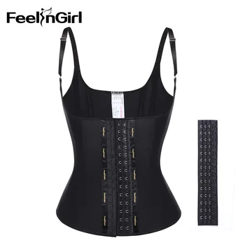 FeelinGirl Women Waist Trainer 13 Steel Bone Shapewear Latex Slimming Underwear Belt Vest Slimming Shapewear
FeelinGirl Women Waist Trainer 13 Steel Bone Shapewear Latex Slimming Underwear Belt Vest Slimming Shapewear