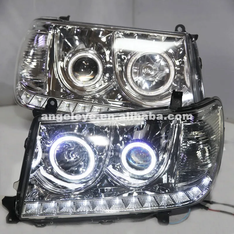 2006-2007 год для Toyota Land cruiser LC100 4700 FJ100 светодиодный фары хром Корпус
2006-2007 год для Toyota Land cruiser LC100 4700 FJ100 светодиодный фары хром Корпус