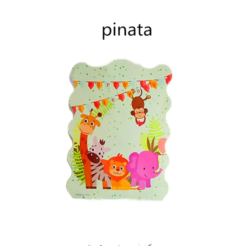Cartoon Zoo Party Paper Pinata Baby Shower Animals Jungle Theme Birthday Kids Toys Pinata Party Decoration Supplies
Cartoon Zoo Party Paper Pinata Baby Shower Animals Jungle Theme Birthday Kids Toys Pinata Party Decoration Supplies