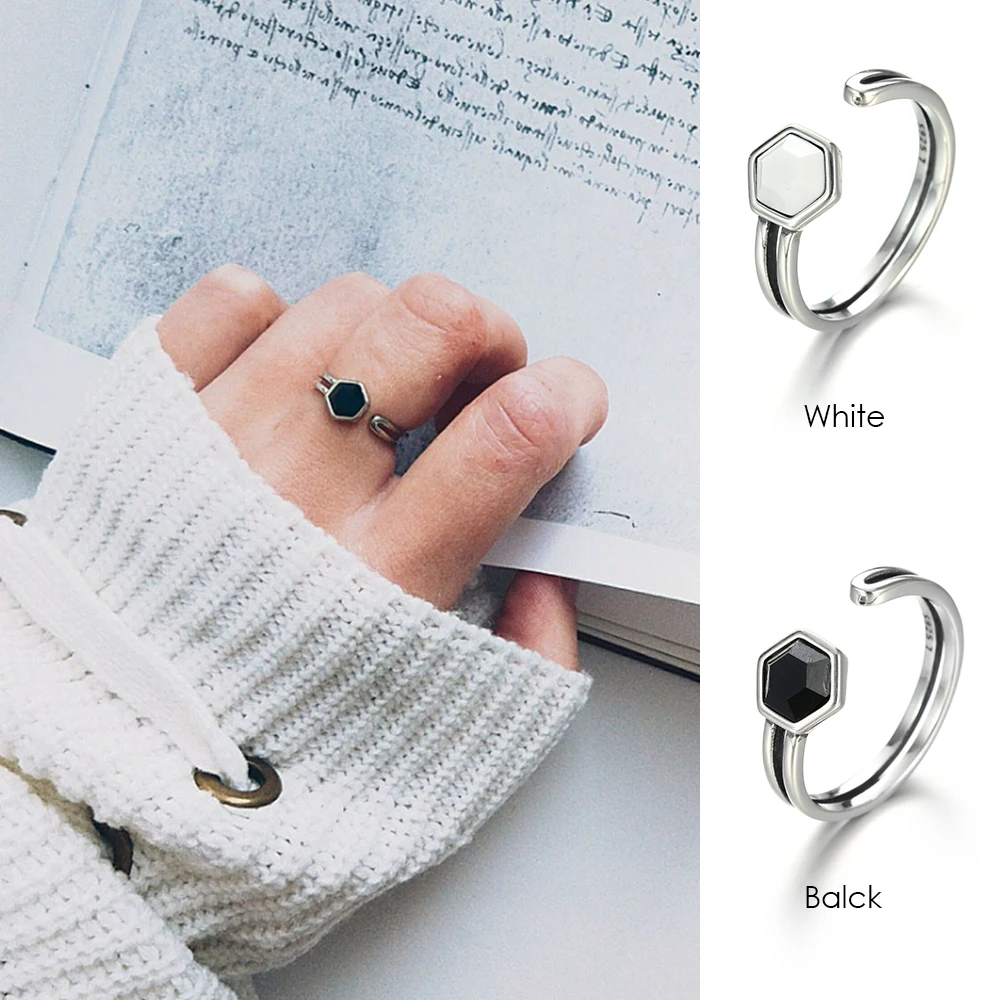 2019 E-Manco Open Ring 925 Sterling Silver irregular stone Ring For Women Simple Vintage charming Jewelry joyas de plata 925
2019 E-Manco Open Ring 925 Sterling Silver irregular stone Ring For Women Simple Vintage charming Jewelry joyas de plata 925