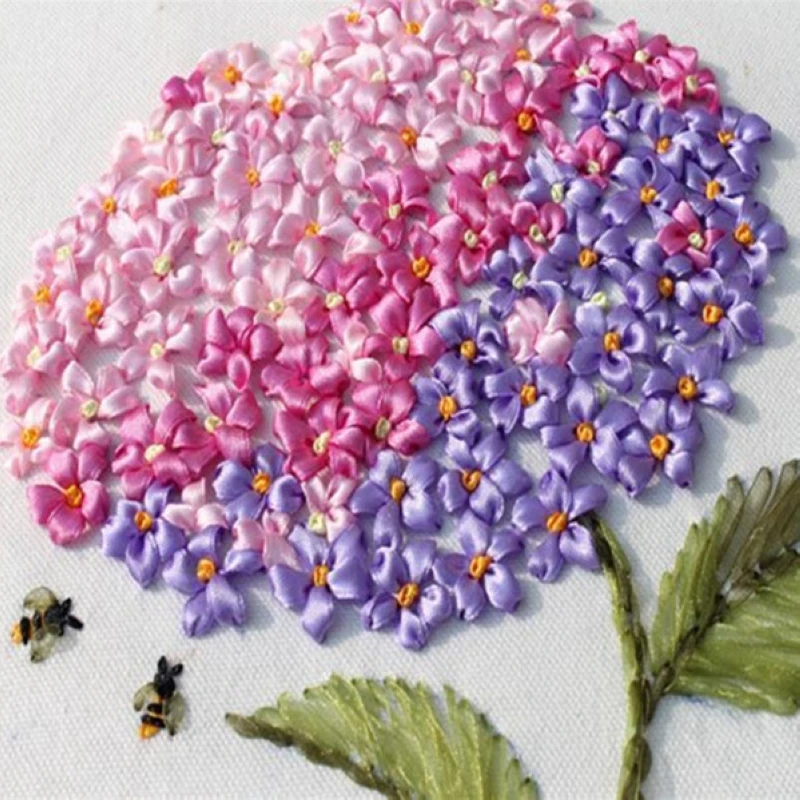 DIY 3D Ribbon Embroidery cross stitch kits sets handmade needlework / Happy flowers paintings Room Wall Decor arts picture
DIY 3D Ribbon Embroidery cross stitch kits sets handmade needlework / Happy flowers paintings Room Wall Decor arts picture
