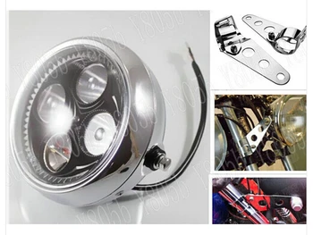 LED Head Light Lamp + Mounting Bracket For Motorcycle Street Bike Dual Sport Bike Chopper Custom Cruisers Motorcycle Bike ATV
LED Head Light Lamp + Mounting Bracket For Motorcycle Street Bike Dual Sport Bike Chopper Custom Cruisers Motorcycle Bike ATV