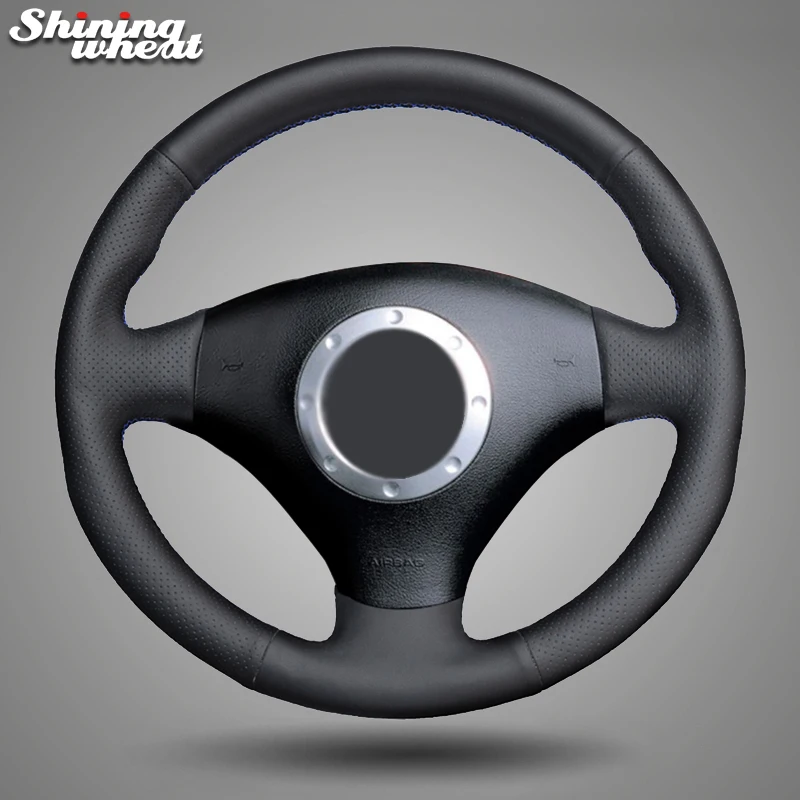 Shining wheat Black Leather Car Steering Wheel Cover for Audi TT 2001-2006 A3 2000-2003 A4 2003-2005 RS 6 2003 S4 2004-2006
Shining wheat Black Leather Car Steering Wheel Cover for Audi TT 2001-2006 A3 2000-2003 A4 2003-2005 RS 6 2003 S4 2004-2006