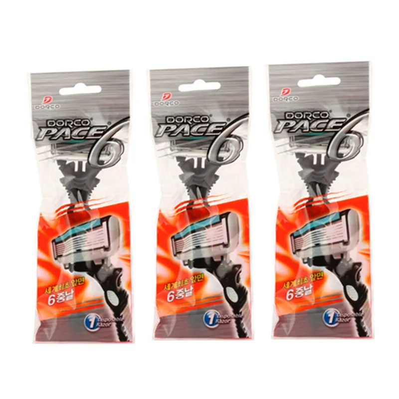 Original Dorco Pace 6 Blades 3 Pcs/lot Shaver Razor for Men Razor Men Shaving Personal Stainless Steel Safety Razor Blades
Original Dorco Pace 6 Blades 3 Pcs/lot Shaver Razor for Men Razor Men Shaving Personal Stainless Steel Safety Razor Blades