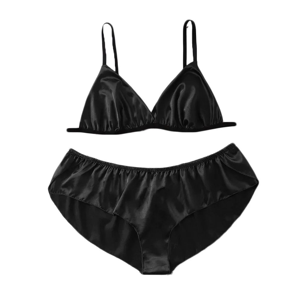 KLV #Z5 NEW HOT 2019 Free Ship Fashion Women Sleepwear Sexy Lingerie Nightwear Plus Satin Plain Lingerie Set
KLV #Z5 NEW HOT 2019 Free Ship Fashion Women Sleepwear Sexy Lingerie Nightwear Plus Satin Plain Lingerie Set