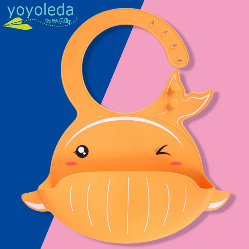 High Quality Waterproof Silicone Bibs Cartoon Whale Baby Bibs Soft Adjustable Baby Feeding Accessories Boy Cute Baby Girl Stuff
High Quality Waterproof Silicone Bibs Cartoon Whale Baby Bibs Soft Adjustable Baby Feeding Accessories Boy Cute Baby Girl Stuff