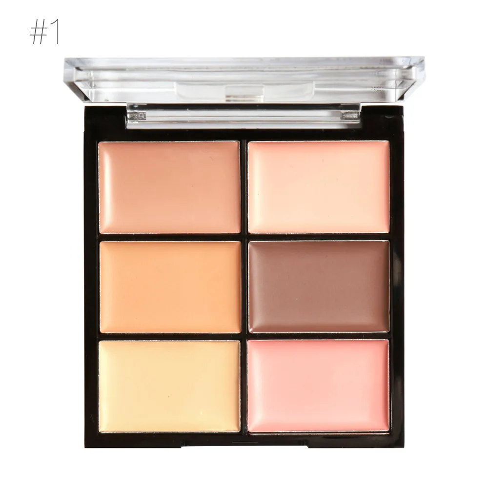 6 color concealer cream makeup concealer eye shadow palette facial foundation primer color palette waterproof
6 color concealer cream makeup concealer eye shadow palette facial foundation primer color palette waterproof