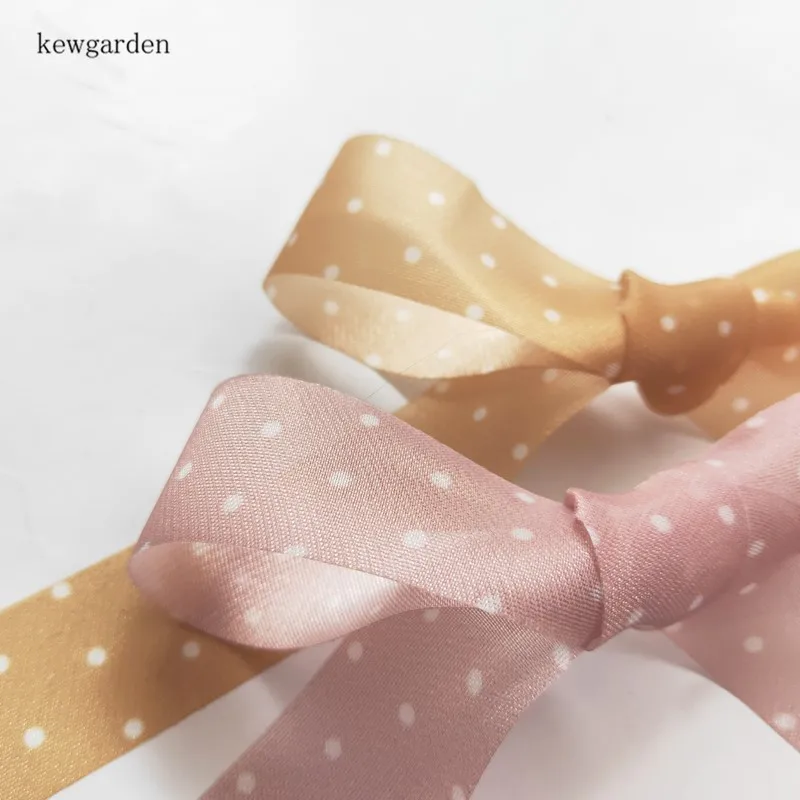 Kewgarden 25mm 1" Dot Voile Ribbons Lace Gauze Handmade Tape DIY Flower Bowknot Accessories Packing Webbing Wholesale 25Yards
Kewgarden 25mm 1" Dot Voile Ribbons Lace Gauze Handmade Tape DIY Flower Bowknot Accessories Packing Webbing Wholesale 25Yards