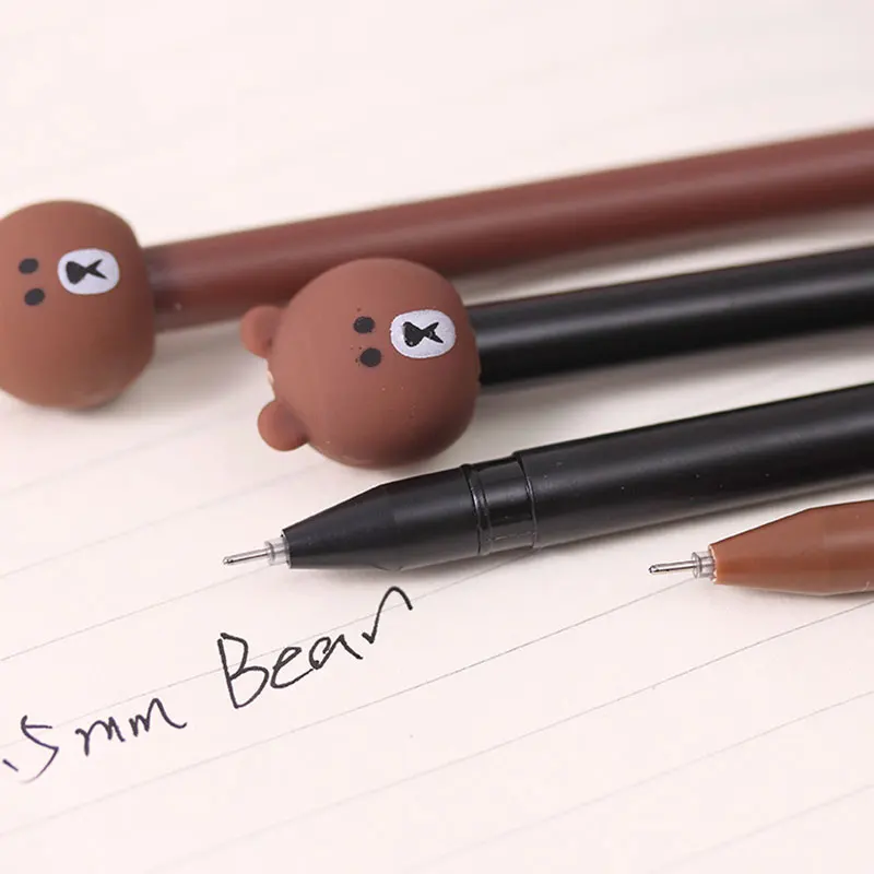 4 pcs/lot Creative Little bear modelling gel pen Kawaii students Writing Neutral pens Caneta Office School Stationery Supplies
4 pcs/lot Creative Little bear modelling gel pen Kawaii students Writing Neutral pens Caneta Office School Stationery Supplies