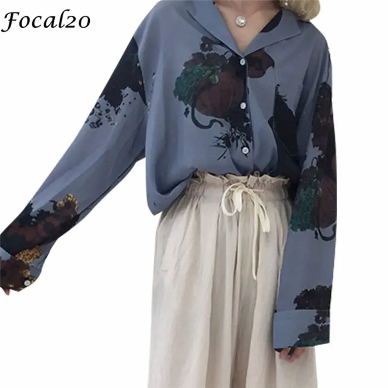 Focal20 Streetwear Print Hit Color Split Women Blouse Shirt Contrast Color Spring Long Sleeve Oversize Female Long Blouse Top
Focal20 Streetwear Print Hit Color Split Women Blouse Shirt Contrast Color Spring Long Sleeve Oversize Female Long Blouse Top