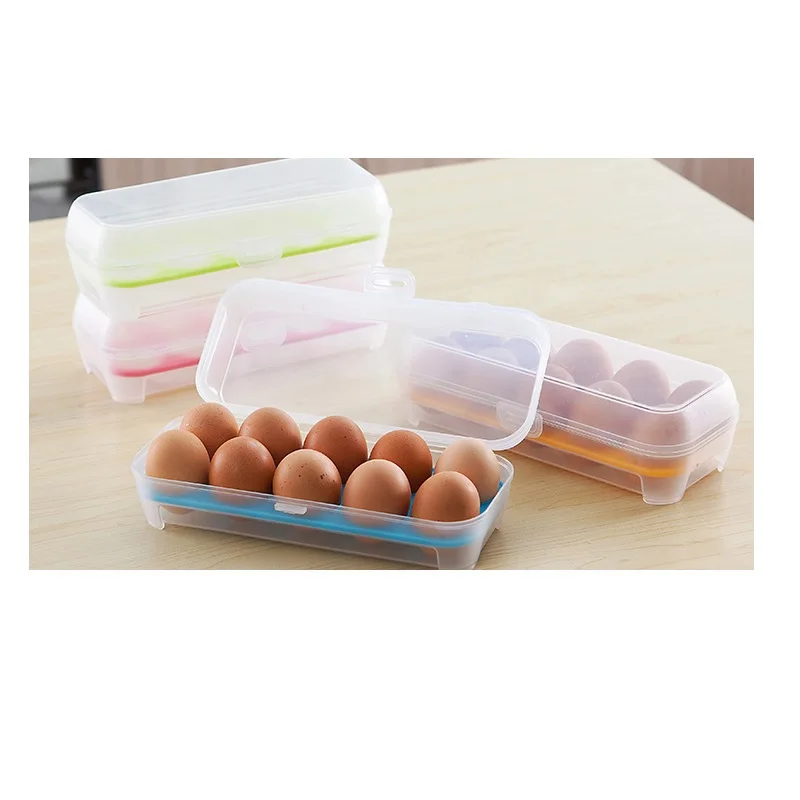10 Cells Domestic Picnic Plastic Egg Box Case Holder Storage Container Kitchen Storage Egg Storage Box for Fridge
10 Cells Domestic Picnic Plastic Egg Box Case Holder Storage Container Kitchen Storage Egg Storage Box for Fridge