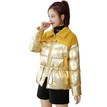 2020 European Street clothing Autumn Winter Parka Women Slim Short Down Jacket Stitching lambswool Warm Cotton Coat Women 186
2020 European Street clothing Autumn Winter Parka Women Slim Short Down Jacket Stitching lambswool Warm Cotton Coat Women 186