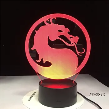 Head Turn Dragon 3D Table Lamp Illusion USB Touch Sensor RGBW Child Kids Gift Night Fury Night Light LED Desk Decoration AW-2873
Head Turn Dragon 3D Table Lamp Illusion USB Touch Sensor RGBW Child Kids Gift Night Fury Night Light LED Desk Decoration AW-2873