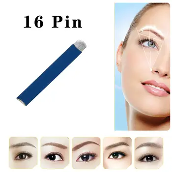 ATOMUS 50PCS 12/14/16/18 Pins Permanent Tattoo Eyebrow Needle Microblades Makeup Tattoo Accessories For 3D Embroidery
ATOMUS 50PCS 12/14/16/18 Pins Permanent Tattoo Eyebrow Needle Microblades Makeup Tattoo Accessories For 3D Embroidery