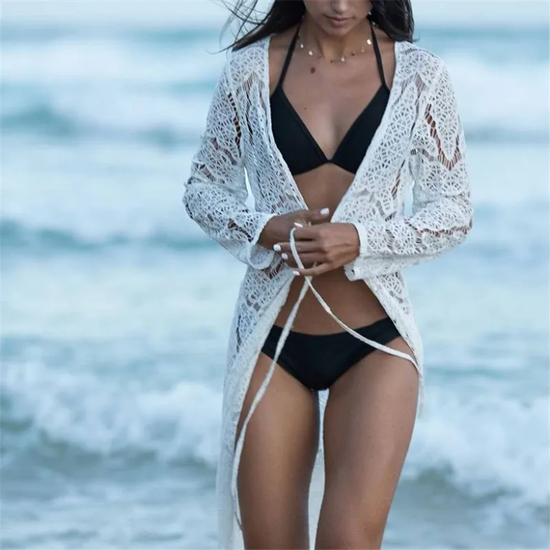 2019 Summer Women Floral Lace Cover-ups Shawl Boho Long Sleeves See-through Long Cardigan Beachwear Ladies Cover-ups
2019 Summer Women Floral Lace Cover-ups Shawl Boho Long Sleeves See-through Long Cardigan Beachwear Ladies Cover-ups