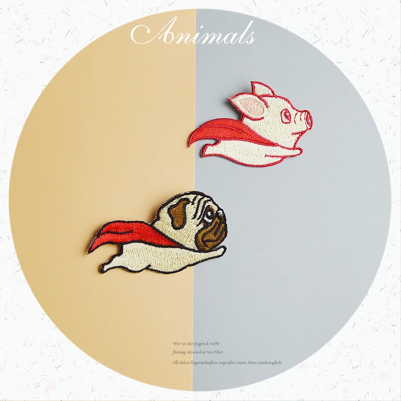Maxsin Fun 1PC embroidered flying pigs and dogs patch DIY fabric Hole patches animal Stickers Sew on fashion baby suit clothes
Maxsin Fun 1PC embroidered flying pigs and dogs patch DIY fabric Hole patches animal Stickers Sew on fashion baby suit clothes