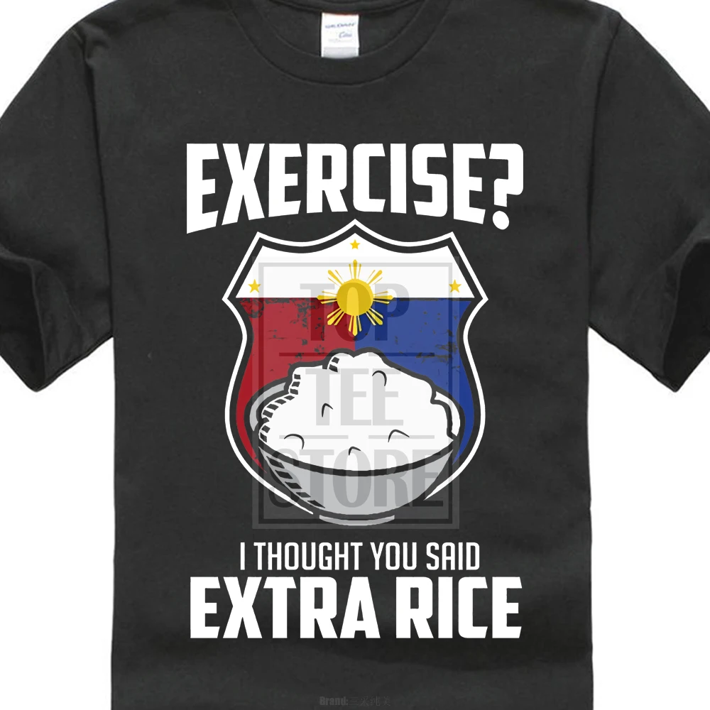 Funky T Shirts Broadcloth Exercise I Thought You Said Extra Rice Philippines T Shirt Men'S Funny Crew Neck Short Sleeve
Funky T Shirts Broadcloth Exercise I Thought You Said Extra Rice Philippines T Shirt Men'S Funny Crew Neck Short Sleeve