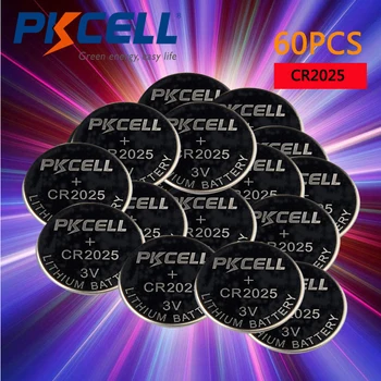 60Pcs/lots PKCELL CR2025 on box 3V Lithium Battery ECR2025 Button Cell Battery for Mercedes-Benz B260 BYD F3 and other models
60Pcs/lots PKCELL CR2025 on box 3V Lithium Battery ECR2025 Button Cell Battery for Mercedes-Benz B260 BYD F3 and other models