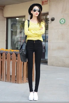 Harajuku Style 2019 Women Summer Fashion Sexy Black Skinny High Waisted Pants Casual Ankle-length Pencil Pants Plus Size 3xl
Harajuku Style 2019 Women Summer Fashion Sexy Black Skinny High Waisted Pants Casual Ankle-length Pencil Pants Plus Size 3xl