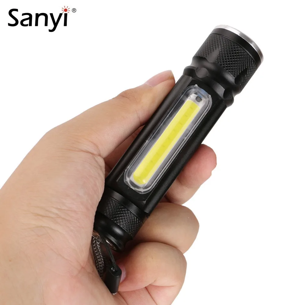 4 Mode COB LED Rechargeable Flashlight Zoomable Torch USB Spotlight Bike Handy Free Magnet Work Light Pocket Lamp with Tail Rope
4 Mode COB LED Rechargeable Flashlight Zoomable Torch USB Spotlight Bike Handy Free Magnet Work Light Pocket Lamp with Tail Rope