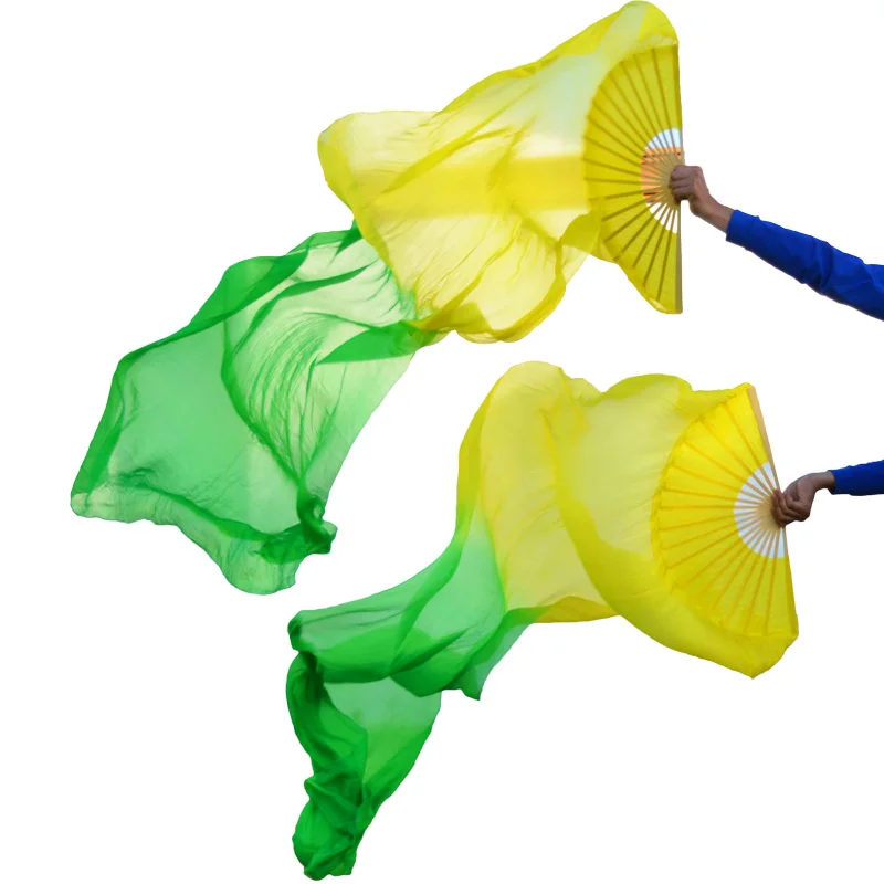 2018 High selling 100% Real Silk Veils 1 Pair handmade women Quality Silk Belly Dance Fan Dance yellow + green
2018 High selling 100% Real Silk Veils 1 Pair handmade women Quality Silk Belly Dance Fan Dance yellow + green