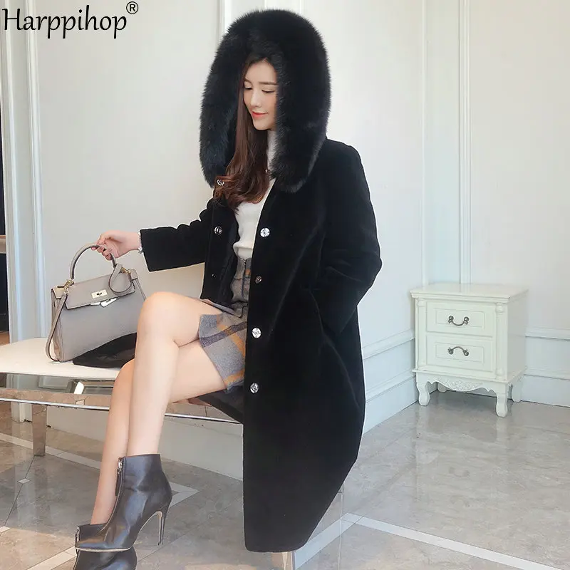 2019 new large size thick sheep shearing fur coat female long section fox fur hooded wool coat 8xl
2019 new large size thick sheep shearing fur coat female long section fox fur hooded wool coat 8xl